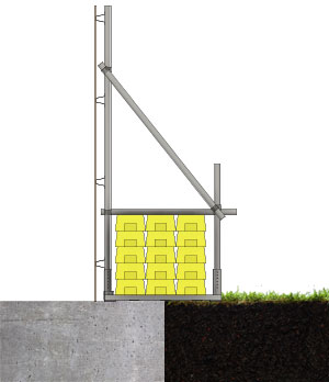 Hoarding Configuration Counter weighted Above Ground