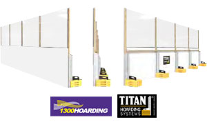 1300Hoarding 12 24 Security Barrier with titan