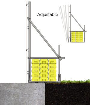 Hoarding-Configuration-System-Counterweighted-Above-Ground-with-adjustable-angle Hoarding Configuration System Counterweighted Above Ground with adjustable angle